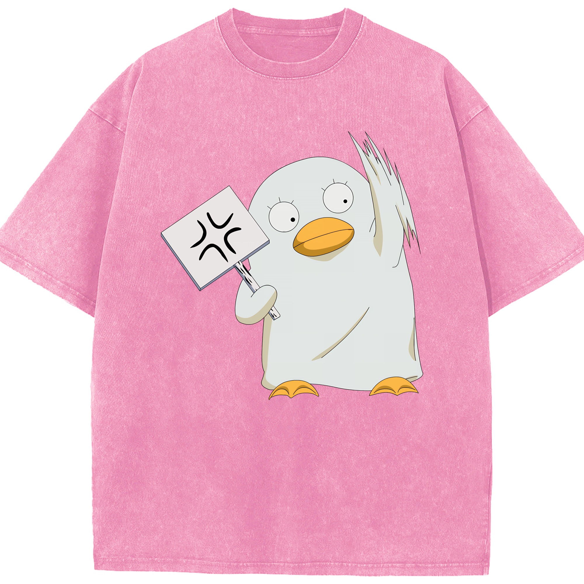 （画像用） ぎんたま 坂田銀時（さかたぎんとき） 神楽 志村新八（しむら しんぱち） GINTAMA Sakata Gintoki Kagura Shimura Shinpachi 綿100% ヴィンテージ風 半袖Tシャツ（フロントプリント）